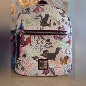 Dooney & Bourke Multicolor Cat Print Backpack